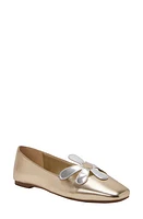 Katy Perry The Evie Daisy Square Toe Ballet Flat Gold at Nordstrom,