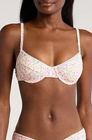 Kulani Kinis Ditzy Underwire Bikini Top Dollhouse at Nordstrom,