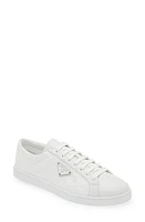 Prada Lane Triangle Logo Sneaker Bianco at Nordstrom,