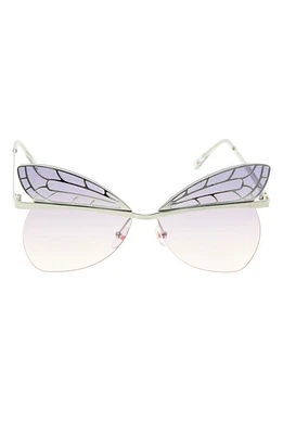 Betsey Johnson 61mm Butterfly Gradient Sunglasses in Purple at Nordstrom