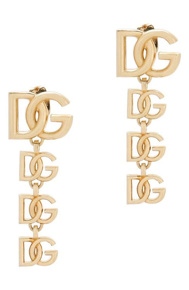 Dolce & Gabbana DG Charm Drop Earrings in Gold at Nordstrom