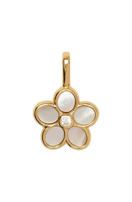 MADE BY MARY Daisy Charm Pendant in Gold at Nordstrom