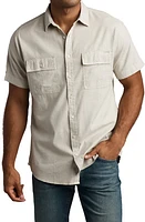 Rowan Warwick Heritage Twill Short Sleeve Button-Up Shirt at Nordstrom,