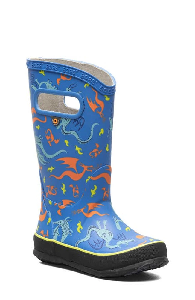 Bogs Kids' Classic Rain Boot in Blue Multi at Nordstrom, Size 6 M