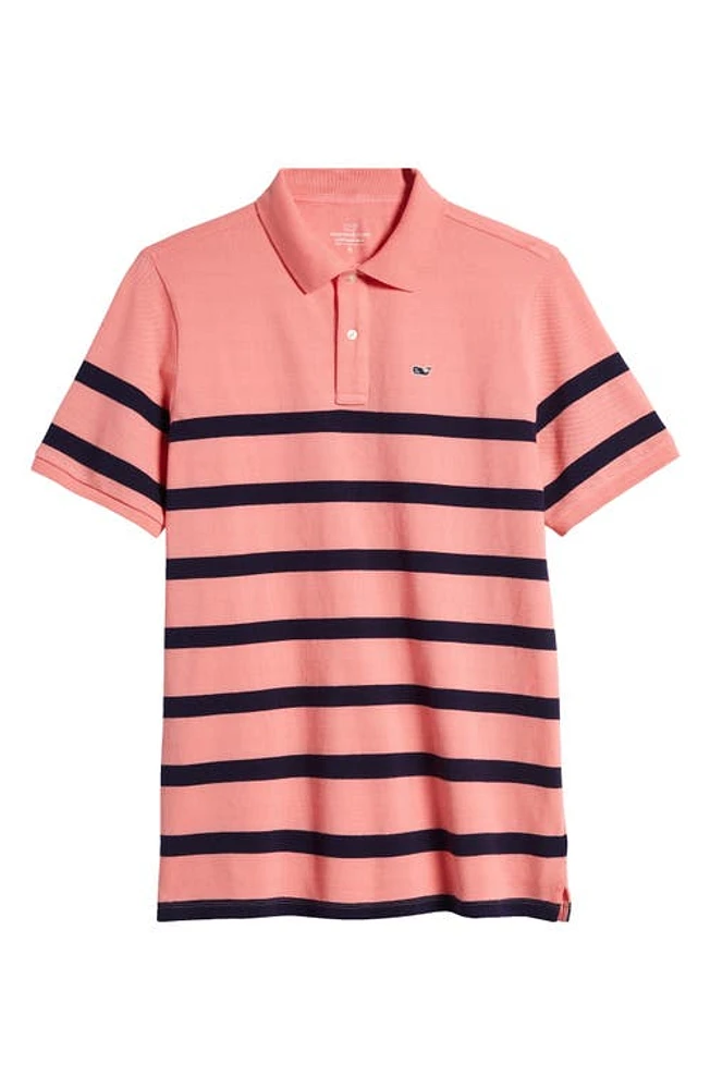 vineyard vines Kids' Heritage Breton Stripe Cotton Polo at