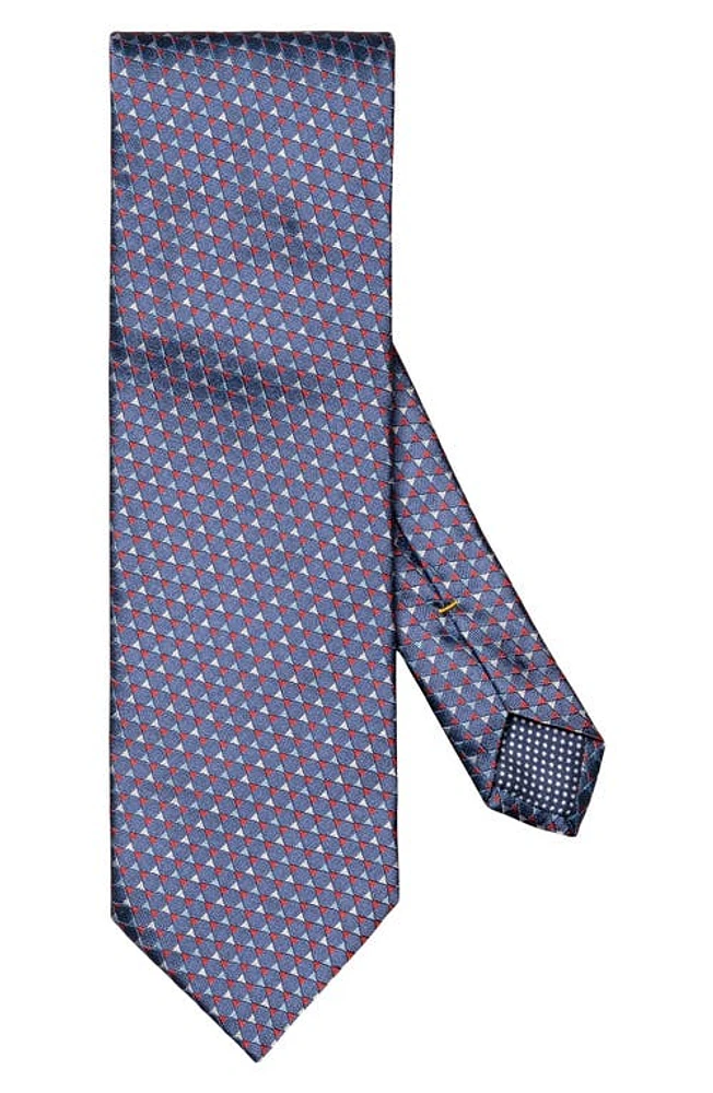 Eton Triangles Silk Tie in Navy at Nordstrom