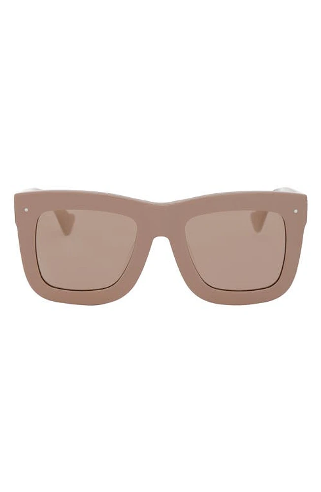 Grey Ant Status 51mm Square Sunglasses in Opaque Tan/Tan at Nordstrom