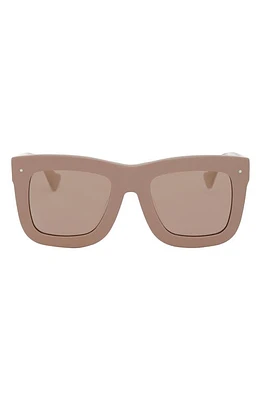 Grey Ant Status 51mm Square Sunglasses in Opaque Tan/Tan at Nordstrom