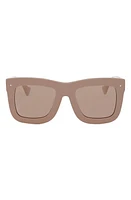 Grey Ant Status 51mm Square Sunglasses in Opaque Tan/Tan at Nordstrom