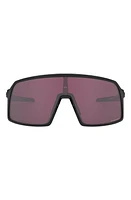 Oakley Prizm Sutro S 28mm Shield Sunglasses in Rubber Black at Nordstrom