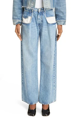 Maison Margiela Elongated Pocket Nonstretch Denim Jeans at Nordstrom, Us