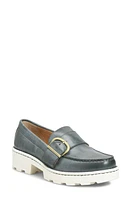 Børn Contessa Platform Loafer Navy Leather at Nordstrom,