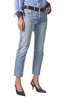 Citizens of Humanity Isla High Waist Organic Cotton Ankle Straight Leg Jeans Spector at Nordstrom,