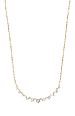 MIRANDA FRYE Grace Cubic Zirconia Necklace in Gold at Nordstrom