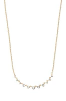 MIRANDA FRYE Grace Cubic Zirconia Necklace in Gold at Nordstrom