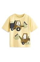 NEXT Kids' Digger Embroidered Graphic T-Shirt Yellow at Nordstrom,