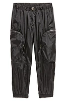 Versace Kids' Nylon Cargo Joggers in Nero at Nordstrom, Size 6Y