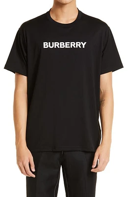 burberry Harriston Cotton Graphic Tee Black at Nordstrom, Us