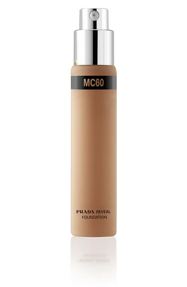 Prada Reveal Skin Optimizing Soft Matte Foundation Refill in Mc60 at Nordstrom