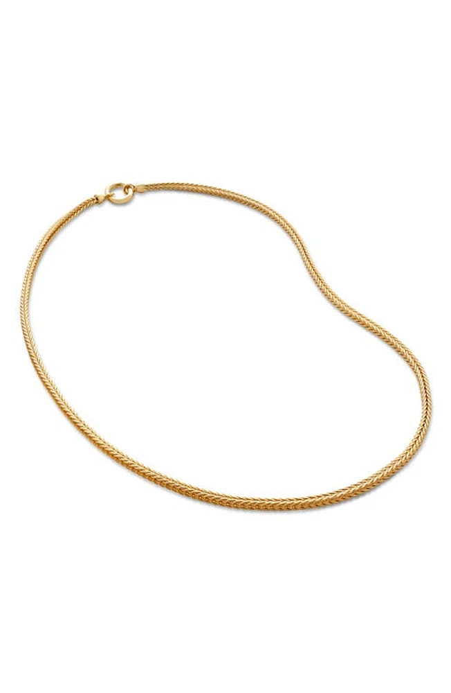 Monica Vinader Juno Chain Necklace in 18Ct Gold Vermeil/Ss at Nordstrom