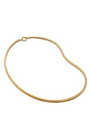 Monica Vinader Juno Chain Necklace in 18Ct Gold Vermeil/Ss at Nordstrom