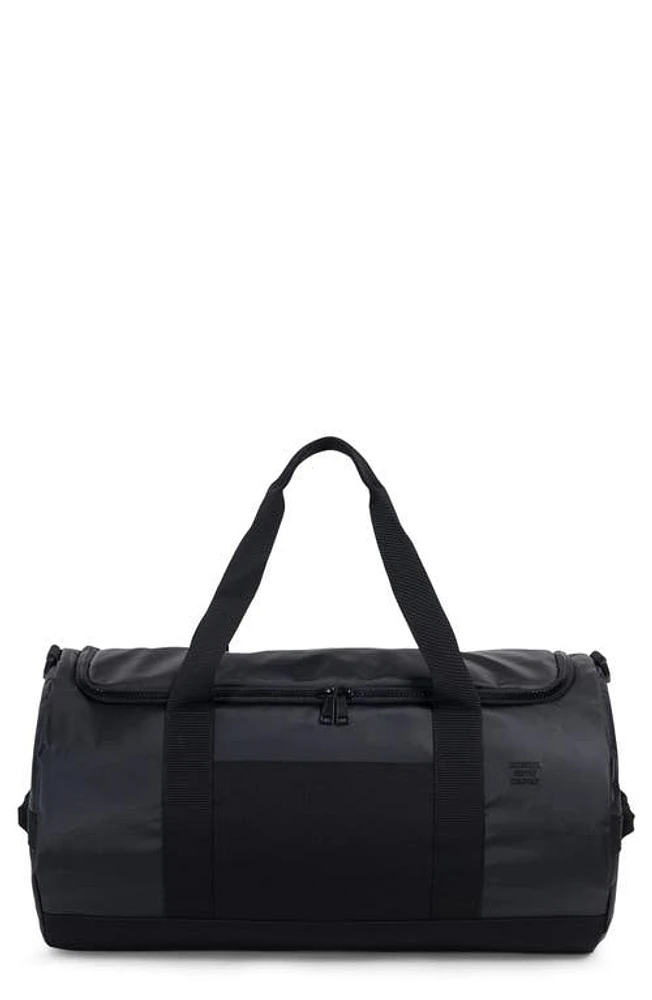 Herschel Supply Co. Sutton Polycoat Studio Duffel Bag in Black at Nordstrom