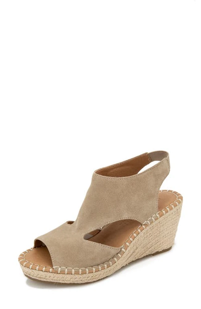 GENTLE SOULS BY KENNETH COLE Cody Espadrille Wedge Sandal Mushroom Suede at Nordstrom,