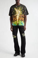 STOCKHOLM SURFBOARD CLUB Airbrush Tinker Bell Organic Cotton Graphic T-Shirt at Nordstrom, Size Medium