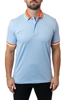 Maceoo Mozart Berlin Egyptian Cotton Polo Blue at Nordstrom