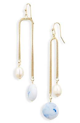 Nordstrom Mobile Drop Earrings in White- Blue- Gold at Nordstrom