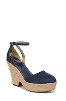 Sam Edelman Nati Platform Ankle Strap Pump Hudson Blue at Nordstrom,