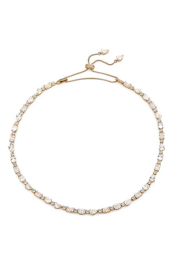 Nadri RSVP Cubic Zirconia Choker Necklace in Gold at Nordstrom