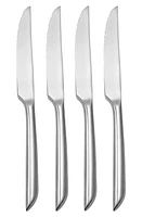 Nambé Frond Set of 4 Steak Knives in Metallic Silver at Nordstrom