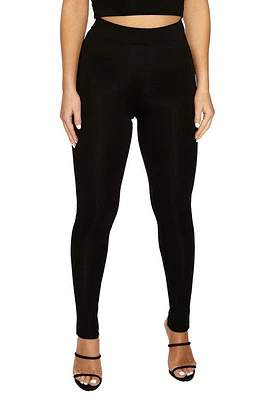 Naked Wardrobe The NW High Waist Leggings Black at Nordstrom,