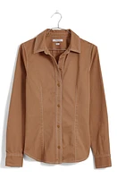 Madewell Darted Button-Up Shirt in Fallen Timber at Nordstrom, Size 24W