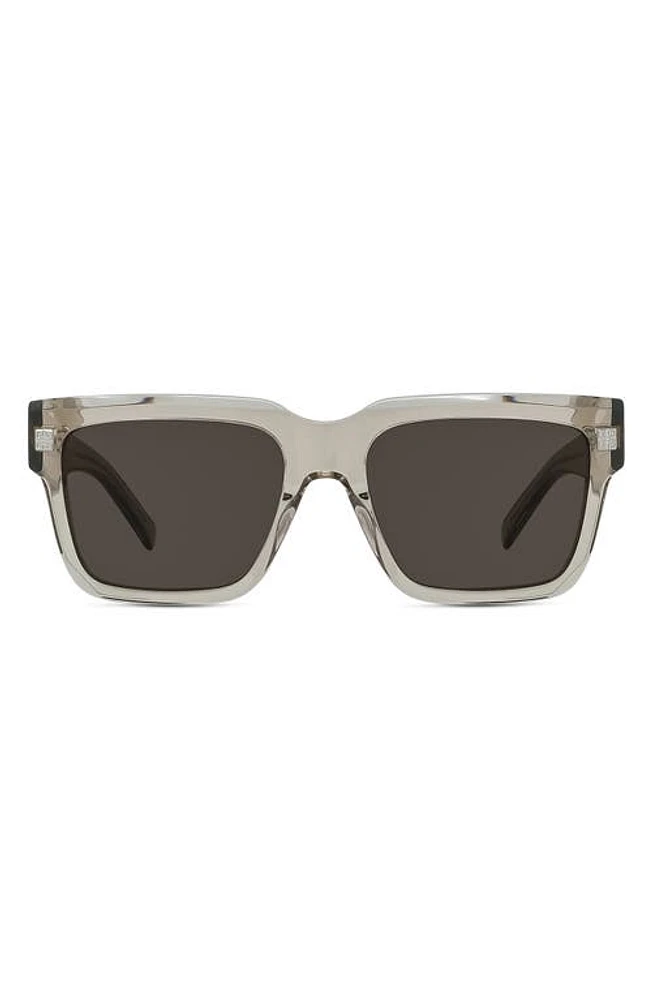 Givenchy GV Day Square Sunglasses in Shiny Light Brown /Brown at Nordstrom