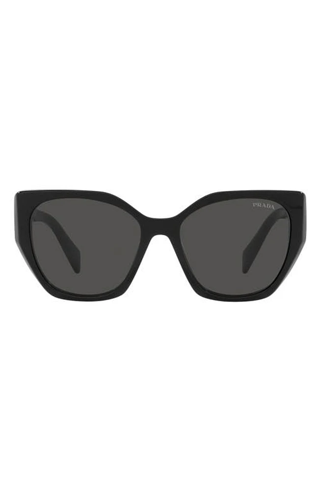 Prada 50mm Rectangular Sunglasses in Black at Nordstrom