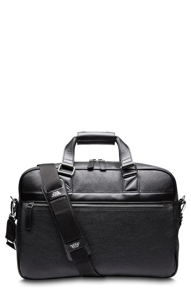 Bosca Monfrini Stringer Leather Briefcase in Black at Nordstrom