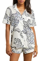 Desmond & Dempsey Print Cotton Short Pajamas Jag at Nordstrom,