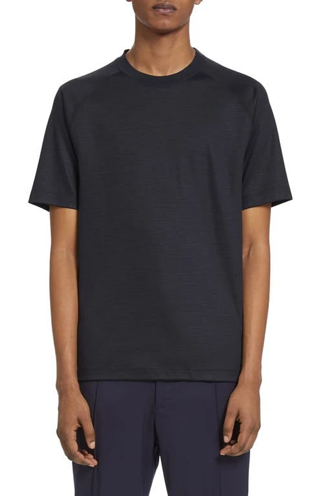 ZEGNA High Performance Wool Top Navy at Nordstrom,