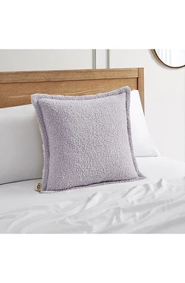 UGG(r) Ana Reversible Fuzzy Accent Pillow in Lilac Marble at Nordstrom