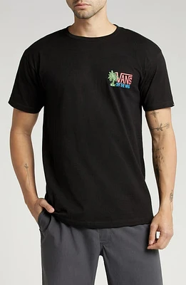 Vans Palm Lines Cotton Graphic T-Shirt Black at Nordstrom,