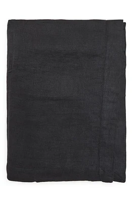 Tekla Linen Tablecloth in Black at Nordstrom