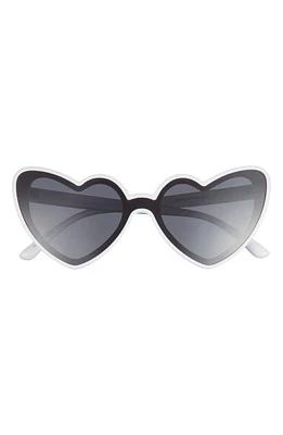 BP. 61mm Heart Sunglasses in White at Nordstrom