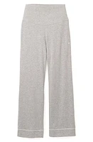 Petite Plume Luxe Pima Cotton Maternity Pants Heather Grey at Nordstrom,