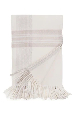 Pom Pom at Home Geneva Throw Blanket in Ivory/Taupe at Nordstrom, Size 50X70