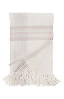 Pom Pom at Home Geneva Throw Blanket in Ivory/Taupe at Nordstrom, Size 50X70