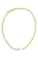 Petit Moments Freshwater Pearl Pendant Necklace in Gold at Nordstrom