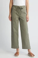 Wit & Wisdom Skyrise Paperbag Waist Crop Pants at Nordstrom,