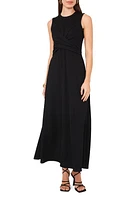 Vince Camuto Crossover Waist Sleeveless Maxi Dress Rich Black at Nordstrom,